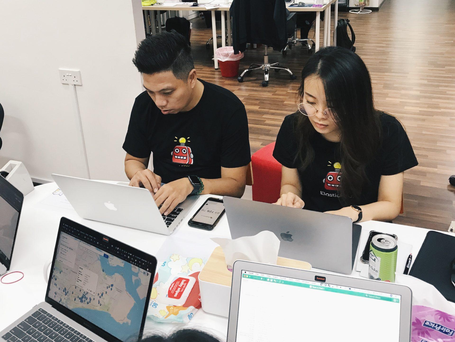 Terence and Aline made a formidable team