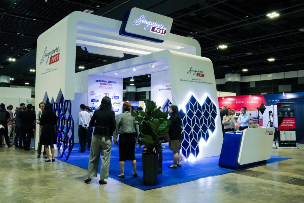 SingPost booth at Home Delivery Asia 2019